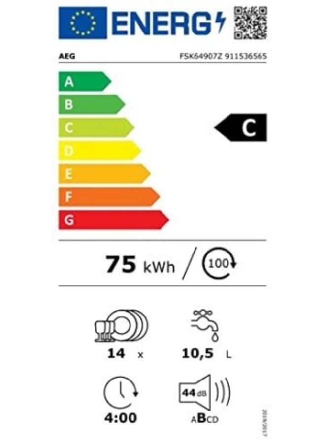 AEG FSK64907ZRV | Inbouw vaatwasser | SatelliteClean