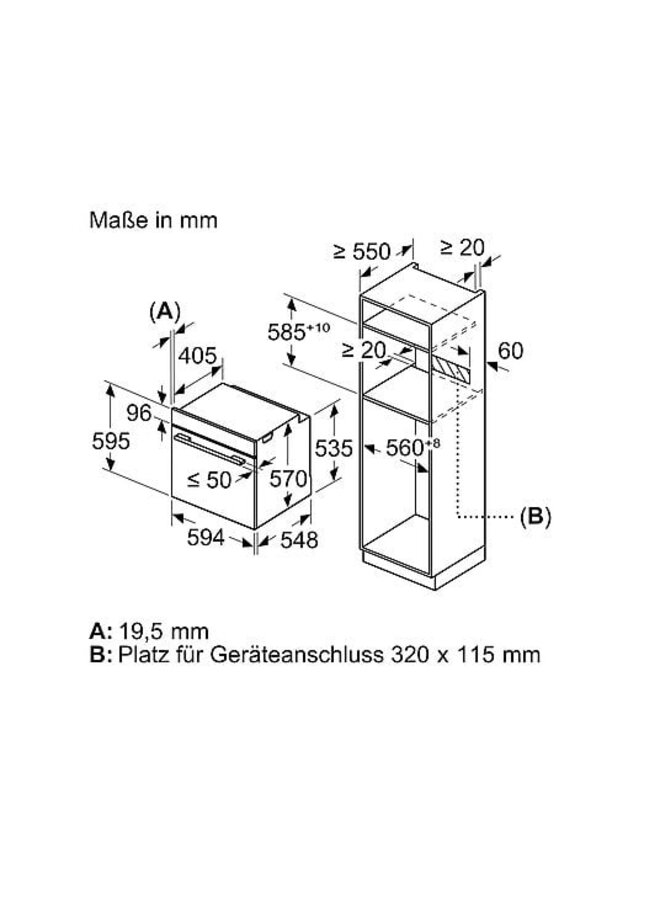 Bosch  HBA578BB0 - Inbouw oven - Zwart - Pyrolyse