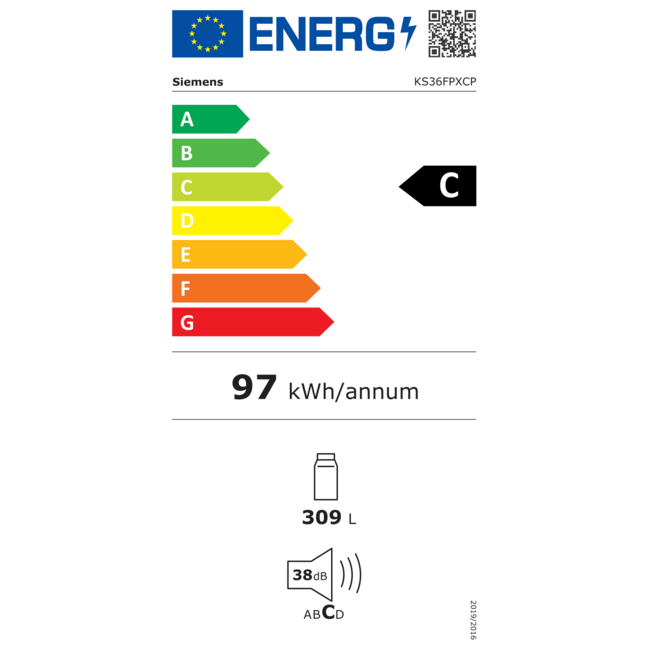 Siemens KS36FPXCP | Vrijstaande koelkast  | Zwart