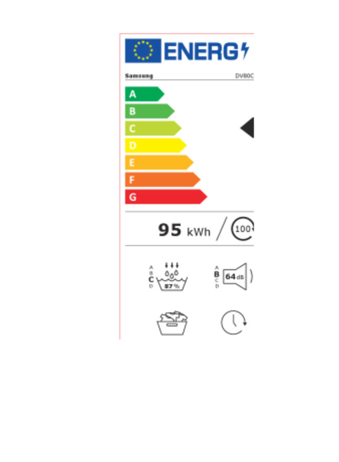 Samsung DV80CGC2B0TEEG | Warmtepompdroger | A+++