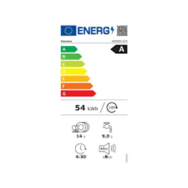 Siemens SN55ES12CE  | Half geintegreerde vaatwasser | A klasse