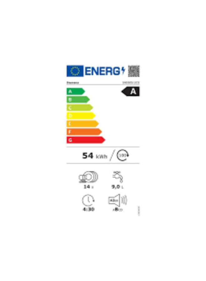 Siemens SN55ES12CE | Half geintegreerde vaatwasser | A klasse