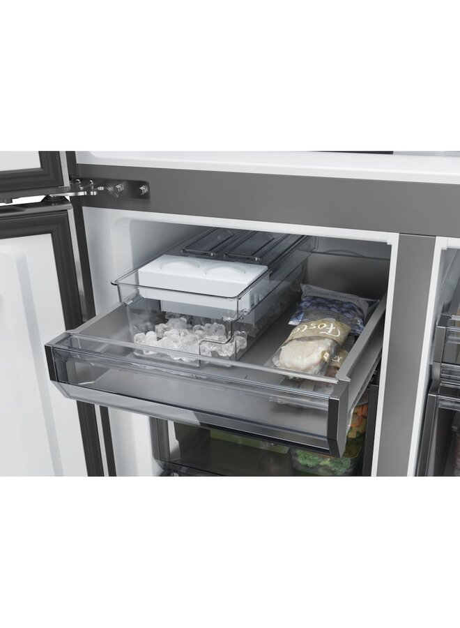 Haier HCR79F19CNMD | Amerikaanse koelkast | 4 deurs | Zwart