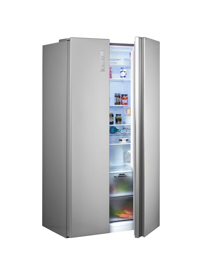 Hisense RS677N4BIE | Amerikaanse koelkast | RVS
