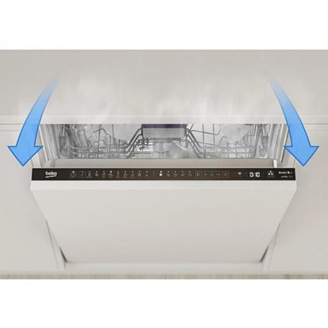Beko BDSN15430X | Half geintegreerde vaatwasser | RVS | AutoDeur