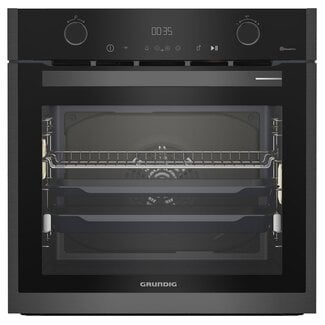 Grundig GEBM19400DXHI | inbouw oven | Zwart | SteamClean