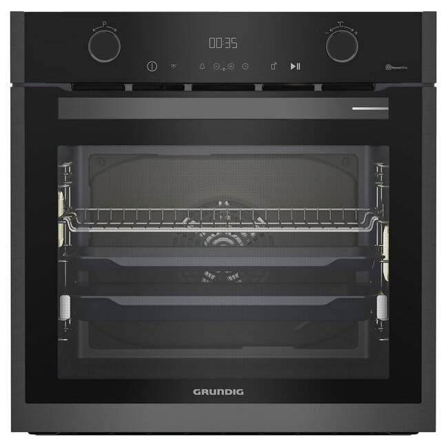 Grundig GEBM19400DXHI | inbouw oven | Zwart