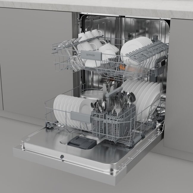 Gorenje GU642D90W | Onderbouw vaatwasser |  RVS