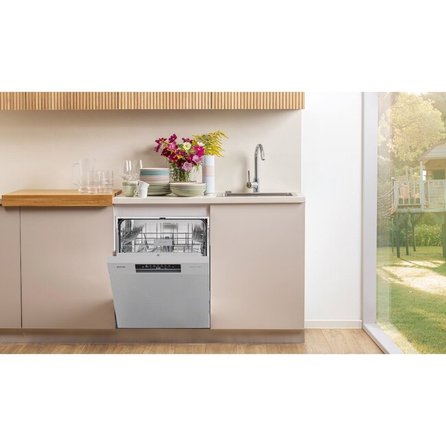 Gorenje GU642D90W | Onderbouw vaatwasser |  RVS