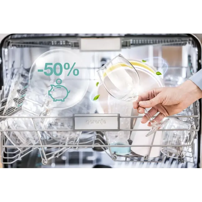 Gorenje GU642D90W | Onderbouw vaatwasser |  RVS