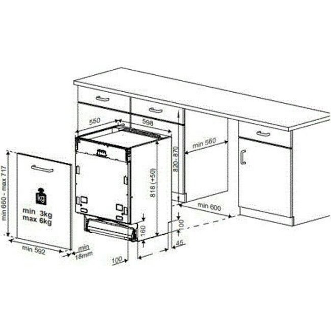 Beko BDIN38643C  | Inbouw vaatwasser | C Label | CornerIntense