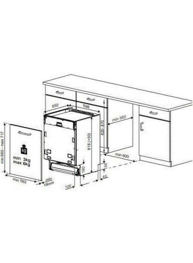 Beko BDIN38643C | Inbouw vaatwasser | C Label | CornerIntense