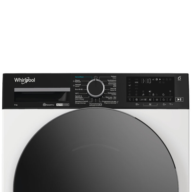 Whirlpool WPM 99W ADS BE | Wasmachine 9 kg | AutoDose