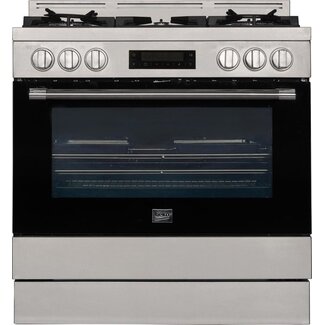 Beko BFC918GMXNL - 90 cm Gasfornuis - RVS/Zwart