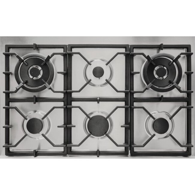 Beko BFC918GMXNL - 90 cm Gasfornuis - RVS/Zwart