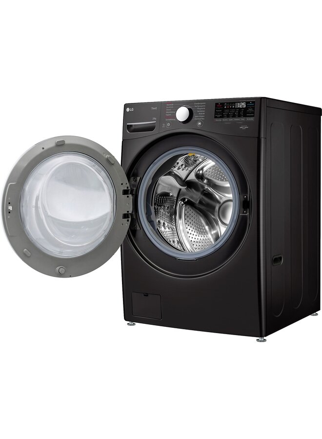 LG F0WVT202B – 20 kg wasmachine frontlader Black Steel