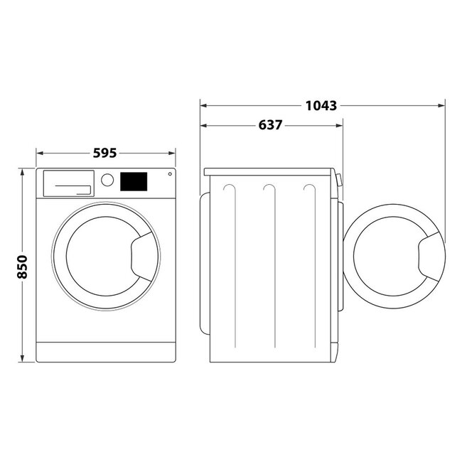 Bauknecht BPW 9A114 | Wasmachine | 9 kg | A Label