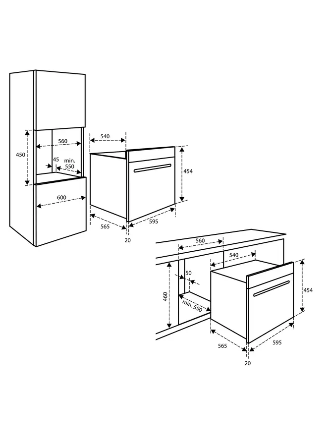 Inventum IMC4535GT | Inbouw oven magnetron | 45 cm