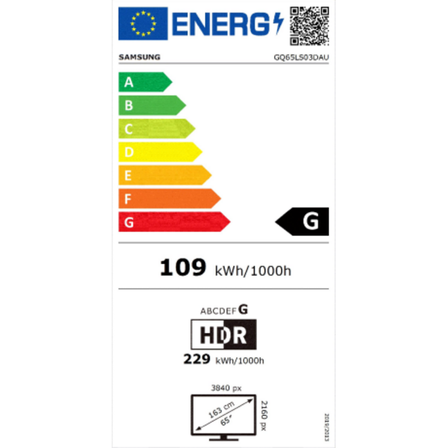 Samsung GQ65LS03DAUXZG | 65 inch | QLED-TV