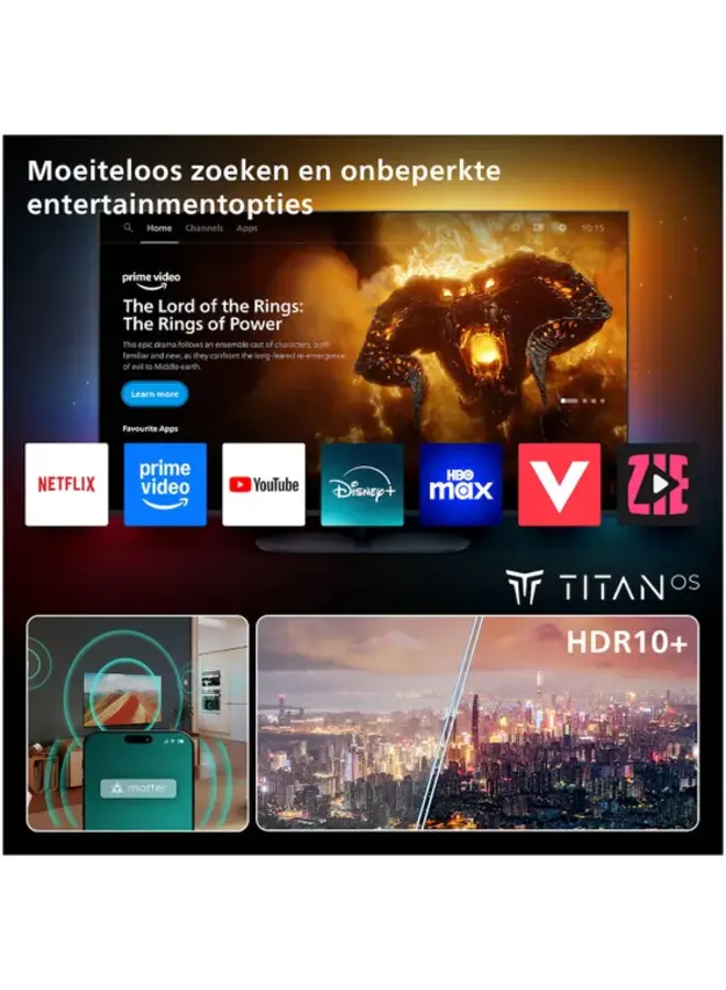 Philips 65PUS7800/12 | 4k QLED Smart tv 65 inch