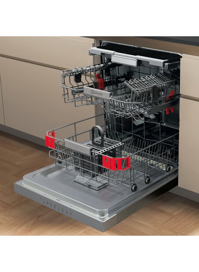 Bauknecht B0U D651A X | Onderbouw vaatwasser | RVS