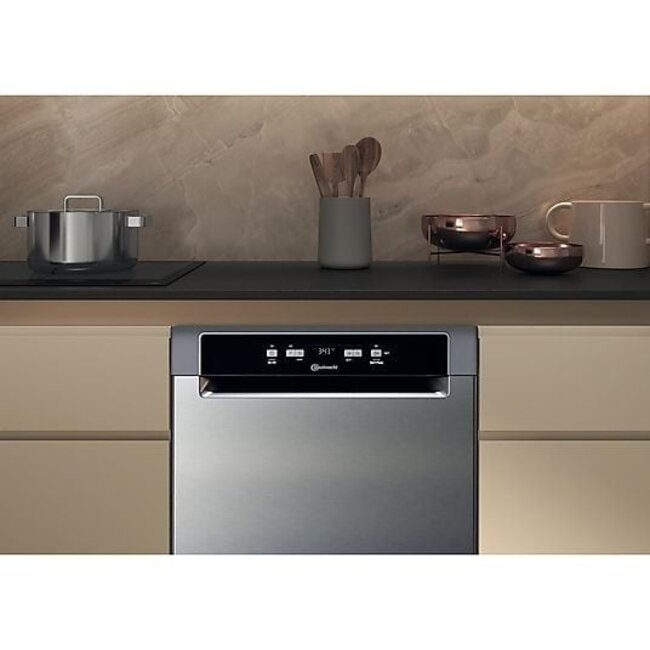 Bauknecht B0U D651A X | Onderbouw vaatwasser | RVS
