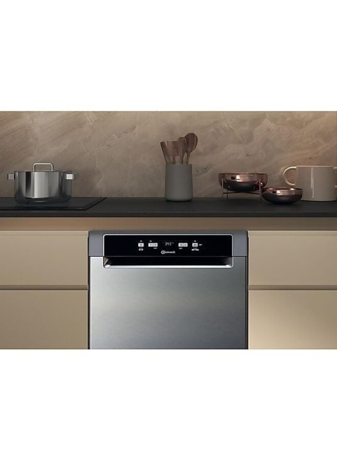 Bauknecht B0U D651A X | Onderbouw vaatwasser | RVS