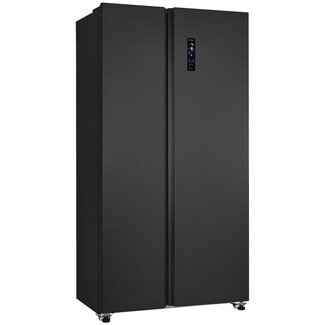 EXQUISIT SBS236-041EB | Amerikaanse koelkast  | Zwart