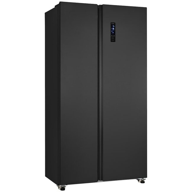 EXQUISIT Exquisit SBS236-041EB | Amerikaanse koelkast  |Zwart