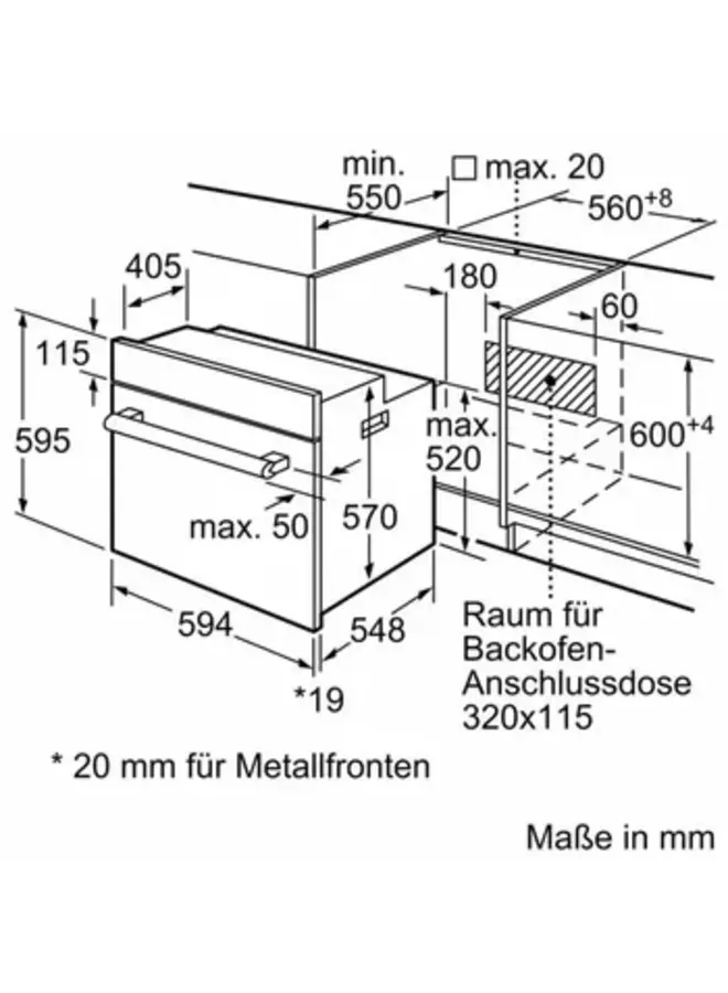 Siemens EQ110KA1Z | Inbouw oven set | Inbouw fornuis | RVS