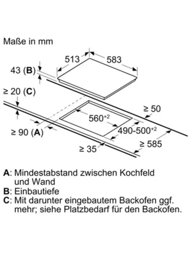 Siemens EQ110KA1Z | Inbouw oven set | Inbouw fornuis | RVS