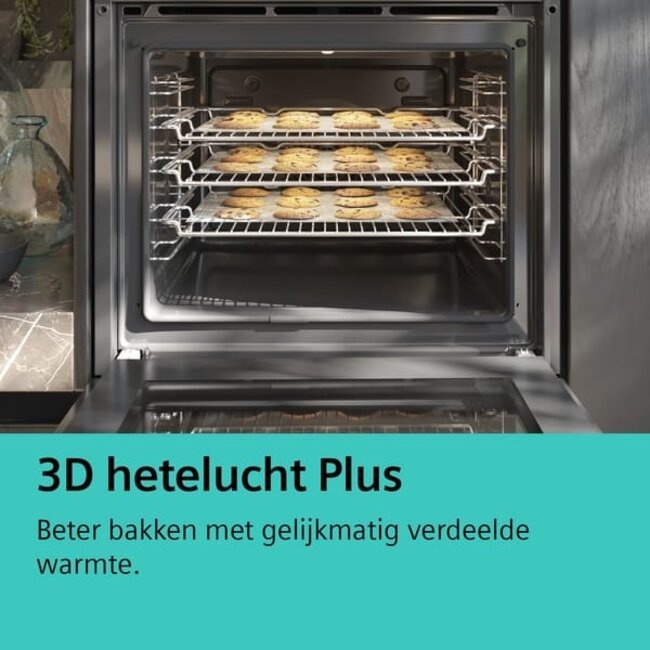 Siemens EQ110KA1Z | Inbouw oven set | Inbouw fornuis | RVS