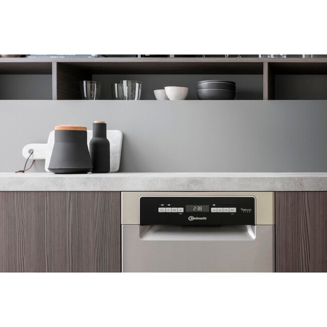 Bauknecht BSUO 3O23 PF X  | Onderbouw vaatwasser | 45 cm | RVS