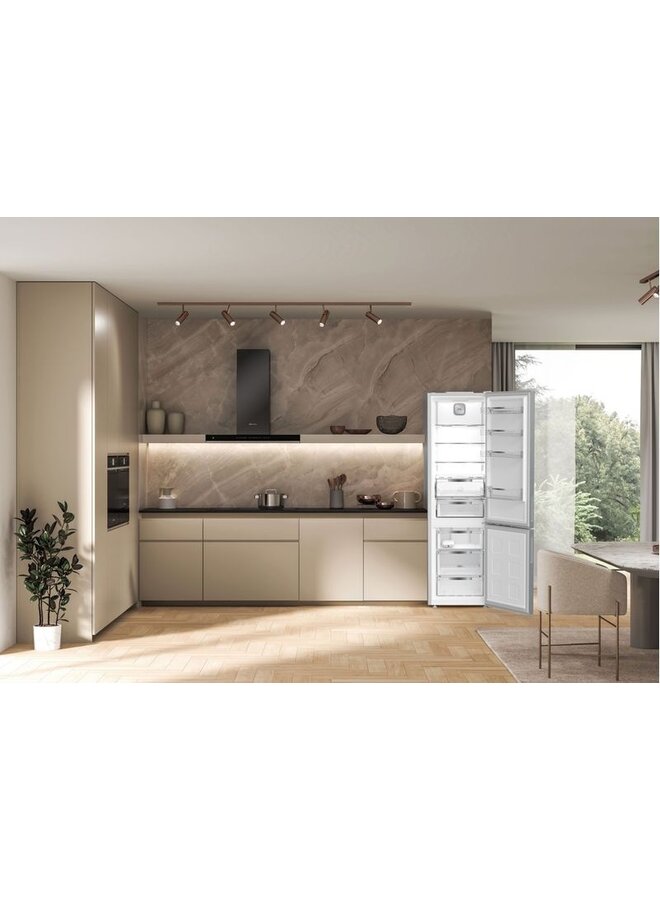 Bauknecht KGDNF 203 C | Koelvriescombinatie | RVS | C label