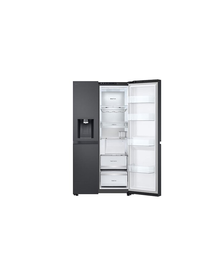 LG GSLE91EVAB | Amerikaanse koelkast | Zwart | Label B