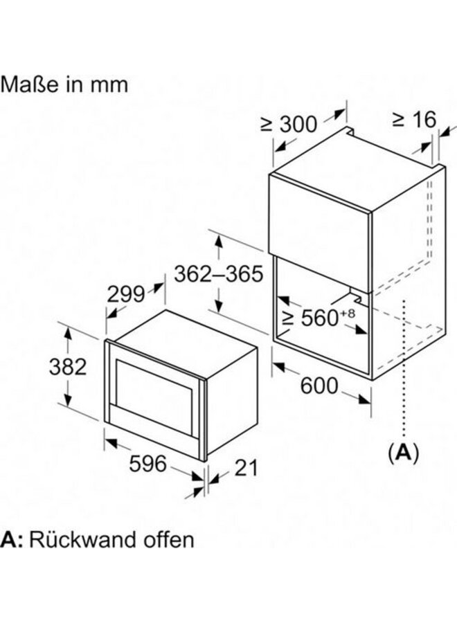 NEFF NR4GR31N1 | Inbouw magentron | Nis 39 | Zwart