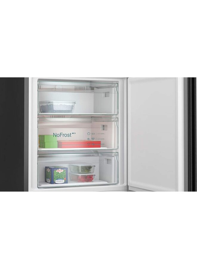 Siemens KG49NSBBF Koelvriescombinatie | Zwart | XXL