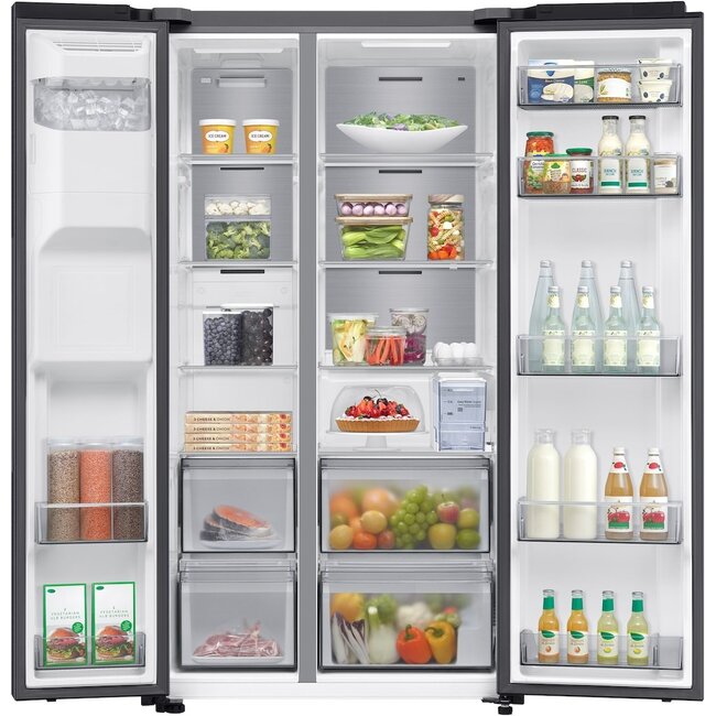 Samsung RS70F65QEF | Amerikaanse koelkast | Zwartstaal