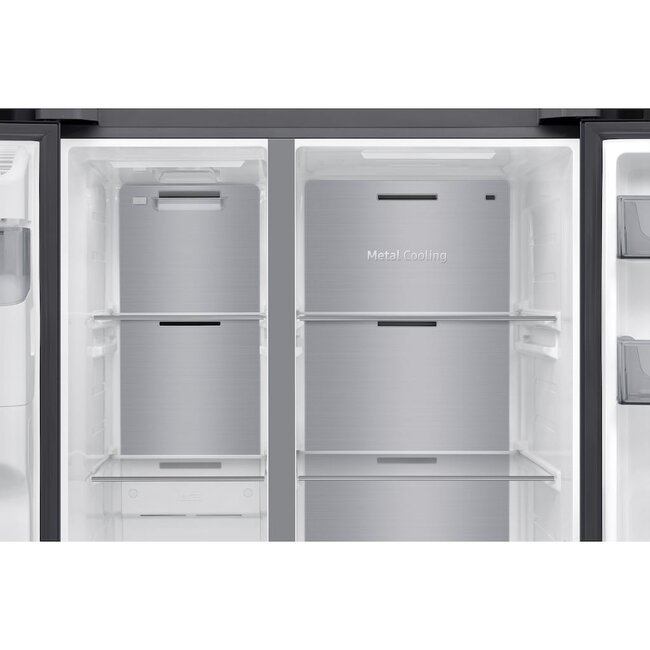Samsung RS70F65QEF | Amerikaanse koelkast | Zwartstaal