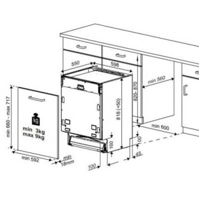 Beko  BDIN16420 | Inbouw vaatwasser