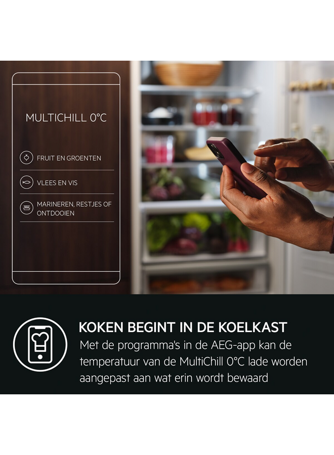 AEG EK9B18C | Inbouw koelvriescombinatie | 178 cm | Label B