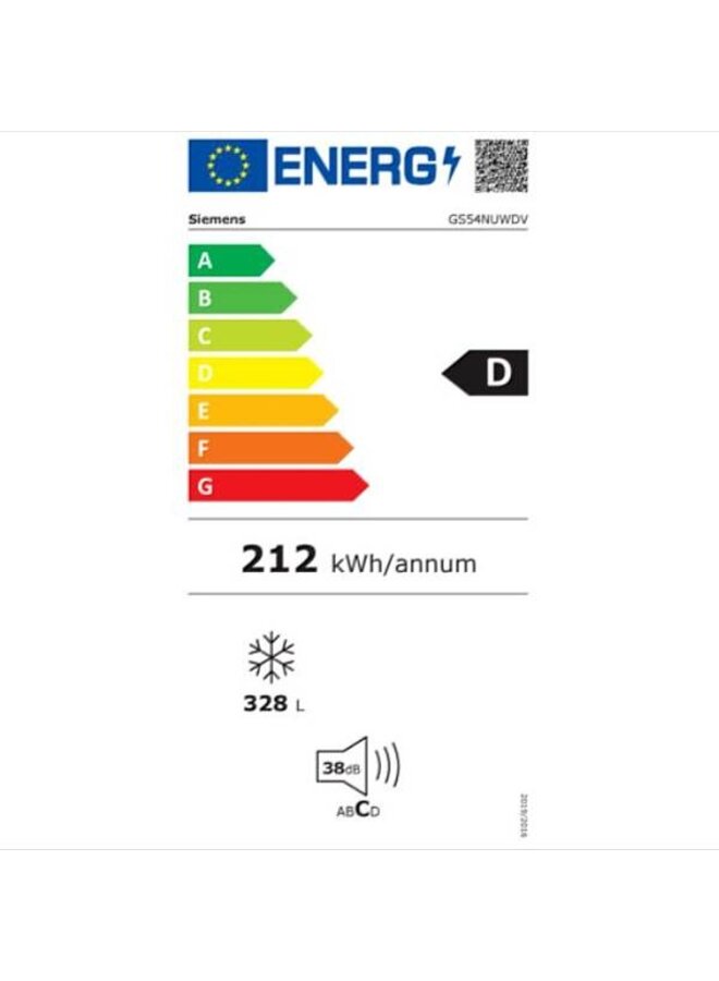 Siemens GS54NUWDV | Vrieskast | Nofrost