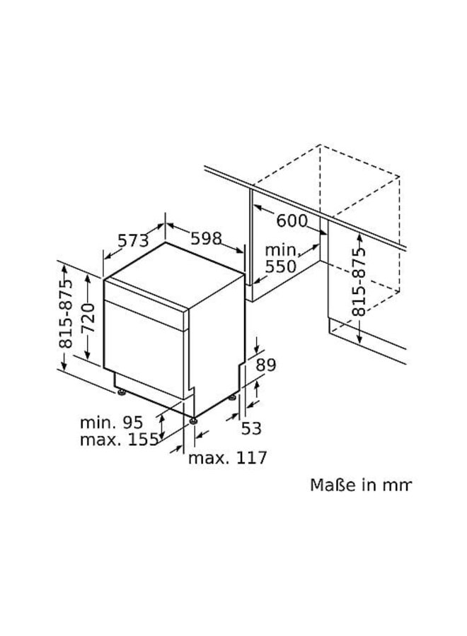 Siemens SN45ZS07CE | Onderbouw vaatwasser | Zeoliet