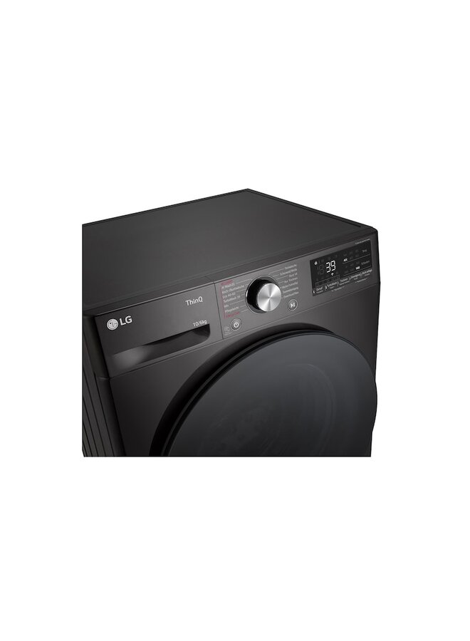 LG W4WR70X6YB | Wasdroogcombinatie | 10/6 kg | Zwart
