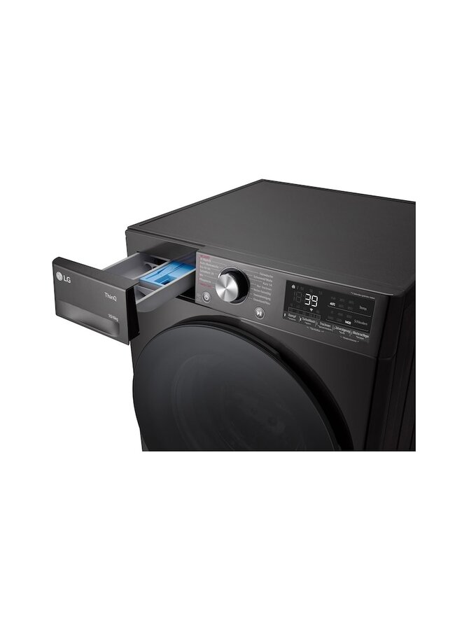 LG W4WR70X6YB | Wasdroogcombinatie | 10/6 kg | Zwart