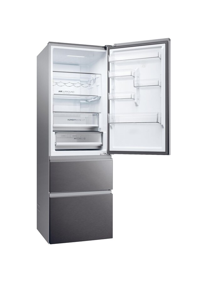 Haier HTW5618CNMP | Koelvriescombinatie | RVS
