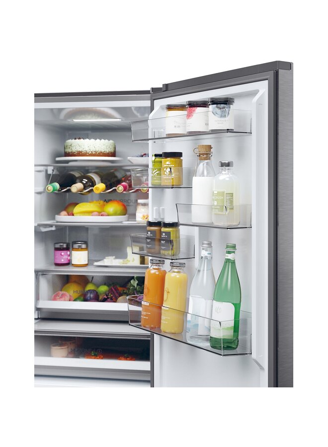 Haier HTW5618CNMP | Koelvriescombinatie | RVS