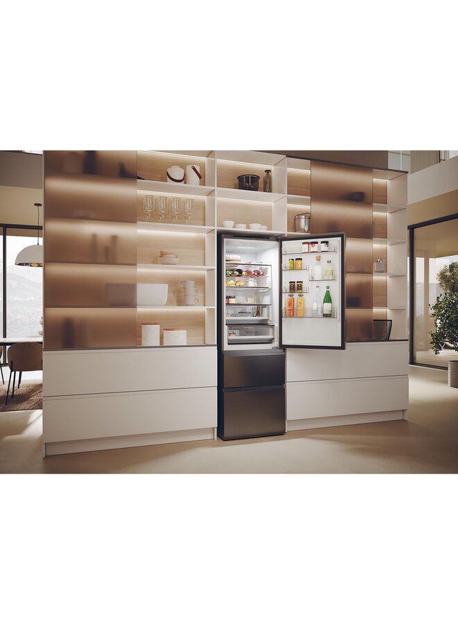 Haier HTW5618CNMP | Koelvriescombinatie | RVS