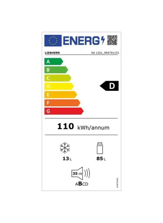 Liebherr Rd 1201 Pure | Tafelmodel koelkast | SmartFrost