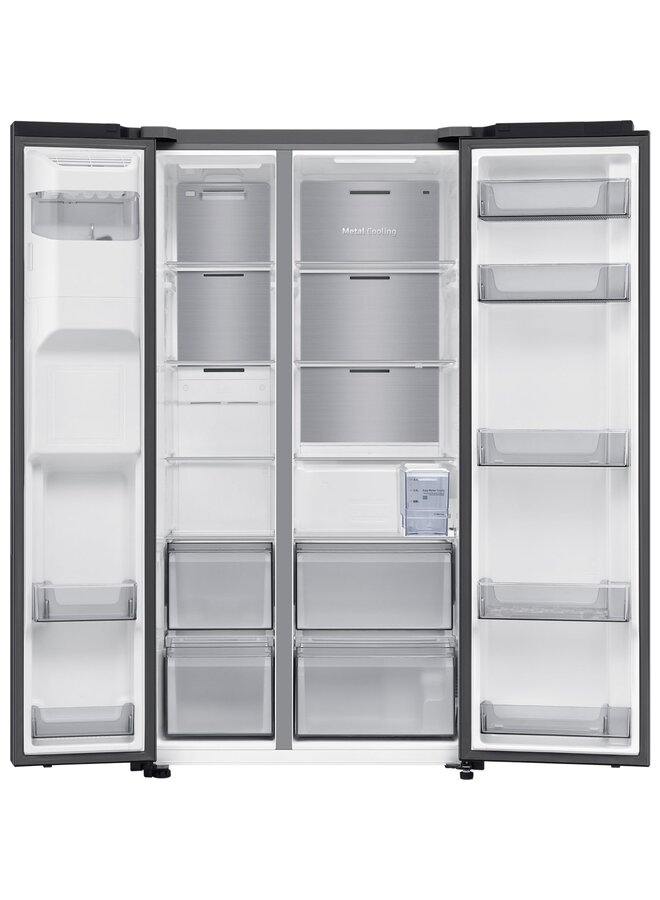Samsung RS70F65KDFEF | Amerikaanse koelkast | Black Steel